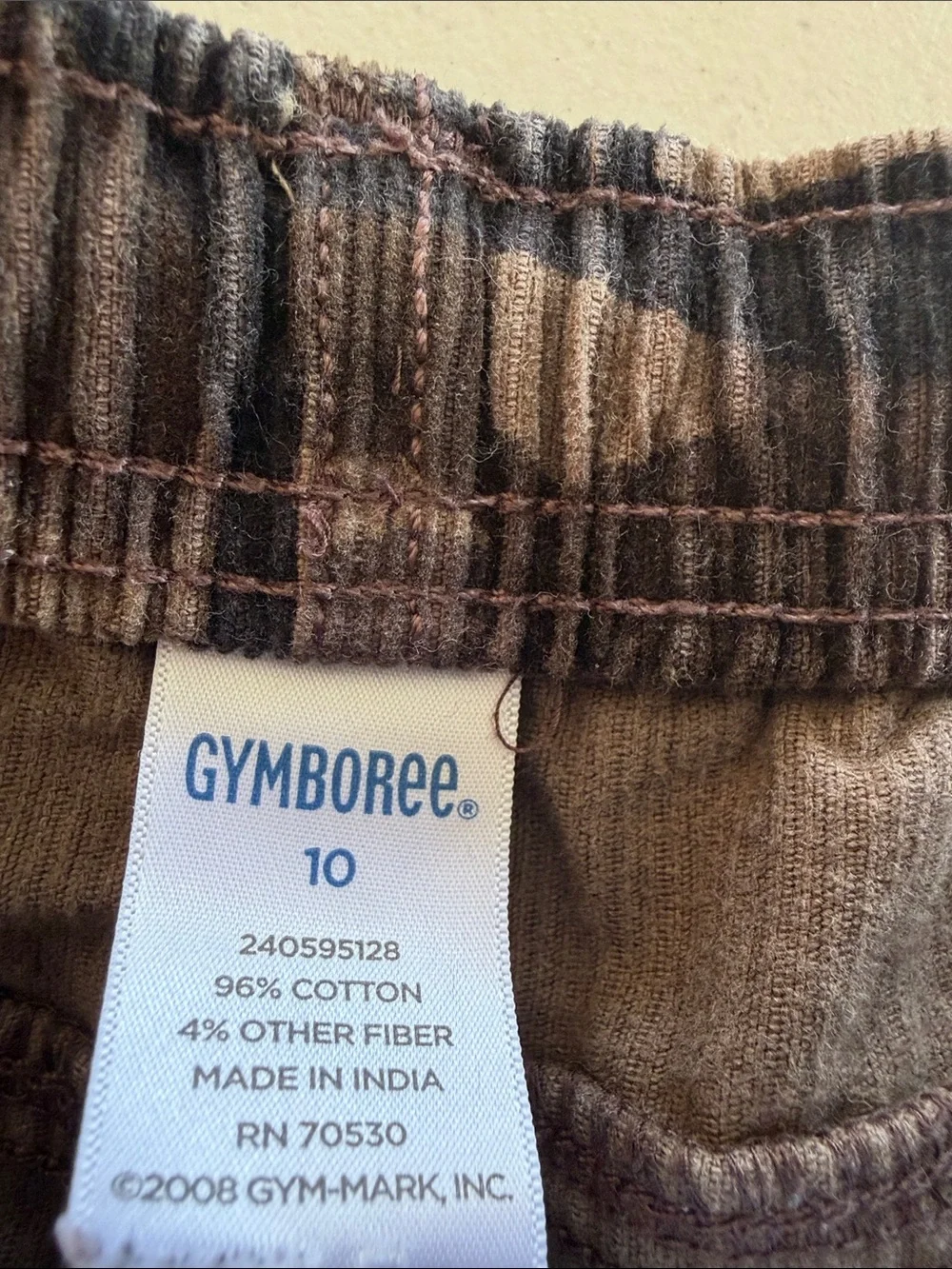 Gymboree soft corduroy